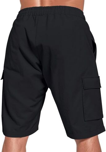 السراويل القصيرة غير الرسمية شورت شاطئ شاطئ الصيف مرنة الخصر in Kuwait