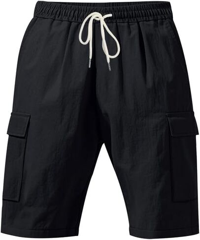 السراويل القصيرة غير الرسمية شورت شاطئ شاطئ الصيف مرنة الخصر in Kuwait