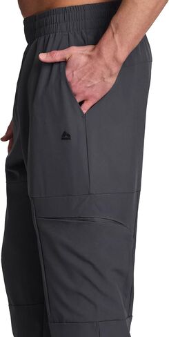 RBX Active Joggers for Men, X-Dri Quick Drying Stretch Woven Jogger Pants with Pockets for Hiking, Workouts in Saudi Arabia