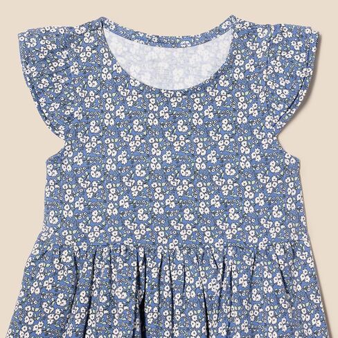 Amazon Essentials Girls and Toddlers' Ruffle Jersey Dress, Pack of 3 in Saudi Arabia