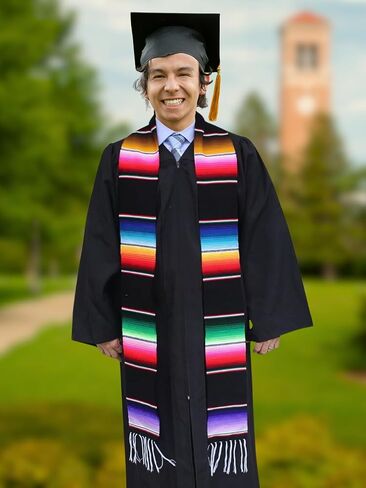 Del Mex Mexican Serape blanket Graduation Stole Sash Latino Hispanic in Kuwait