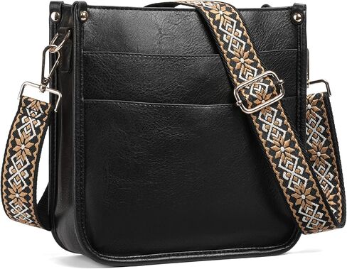 SENDEFN Crossbody Bags for Women Vegan Leather Hobo Purses Shoulder Handbags With Wide Shoulder Strap in Kuwait