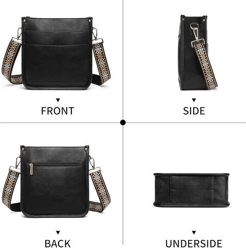 SENDEFN Crossbody Bags for Women Vegan Leather Hobo Purses Shoulder Handbags With Wide Shoulder Strap in Kuwait