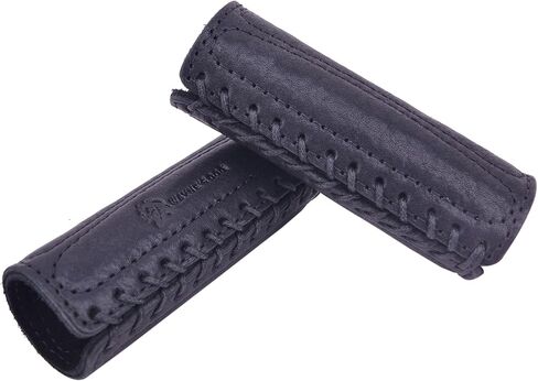 Leather Motorcycle Handlebar Grip Covers, No Fringe Brake Clutch Covers for HD Motorcycles in Kuwait