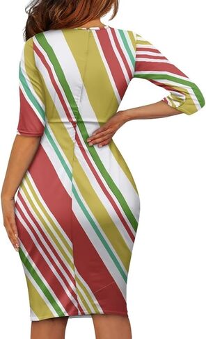 Vintage Houndstooth Dresses for Women 1950s Dres Audrey Style Dresses Elegant Midi Dress Retro Dress in Saudi Arabia
