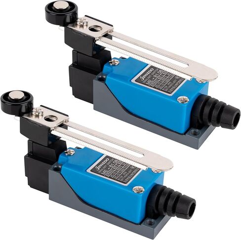BlueStars Pack of 2 ME-8108 Momentary Roller Lever Arm Limit Switch for CNC Mill Laser Plasma 250VAC/5A Used in Automatic Control of Various Machinery in Saudi Arabia