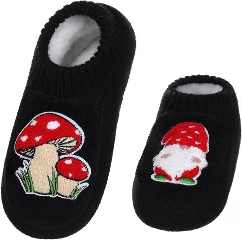 Zyzx Funny Slipper Scleps with Grippers Winter Winter Warm Slippers Slippers Cute Non Slip Hous in Kuwait