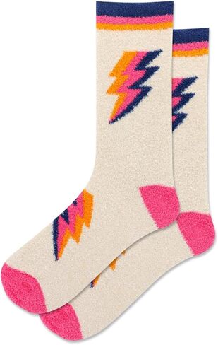 Hot Sox Womens Bolt Non-Skid Slipper Socks in Saudi Arabia