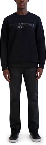 Karl Lagerfeld Paris Men's Long Sleeve Pullover Relaxed Fit Sweatshirt in Saudi Arabia