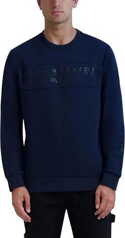 Karl Lagerfeld Paris Men's Long Sleeve Pullover Relaxed Fit Sweatshirt in Saudi Arabia