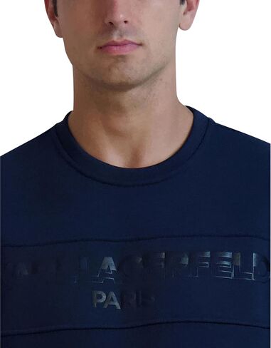 Karl Lagerfeld Paris Men's Long Sleeve Pullover Relaxed Fit Sweatshirt in Saudi Arabia