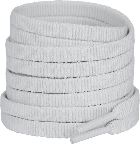 Olukssck 2 Pairs Flat Shoe Laces for Sneakers, 1/4" Shoelaces for Athletic/Running Shoes Shoe Strings in Saudi Arabia