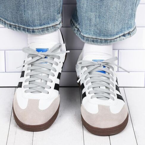 Olukssck 2 Pairs Flat Shoe Laces for Sneakers, 1/4" Shoelaces for Athletic/Running Shoes Shoe Strings in Saudi Arabia