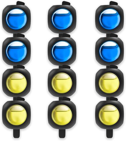 Car Air Freshener Vent Clips, 12 Pack, 6 Vanilla, 6 Lavender, Provides Long-Lasting Scent, Up to 360 Days, Car Fresheners in Kuwait