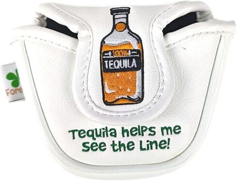 Foretra - إصدار محدود من غطاء رأس Tequila Putter ذو جودة عالية من جلد البولي يوريثان، إغلاق مغناطيسي لمضارب الشفرات in Saudi Arabia