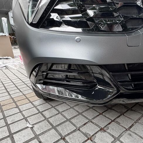 غطاء مصباح الإضاءة الخاص بالسيارة في السيارة يتوافق مع إكسسوارات Kia Sportage 2023-2026 (أسود لامع) in Kuwait