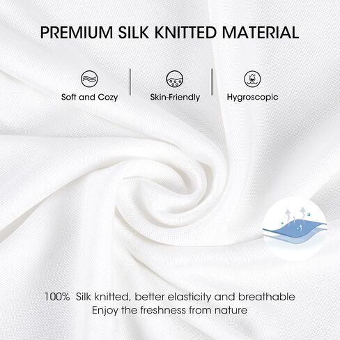 Men's Silk Tank Tops Sleeveless Pure Silk Undershirt Super Absorbent and Breathable in Saudi Arabia