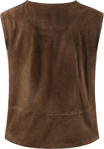 Kids Pirate Renaissance Vest for Boys Costumes Medieval Viking Steampunk Gothic Waistcoat Halloween Cosplay in Saudi Arabia