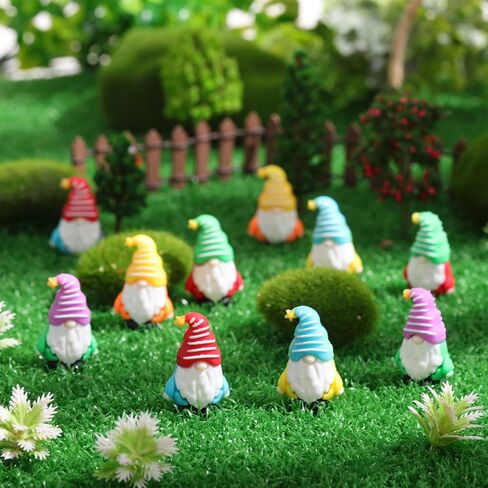 60 pcs mini gnomes التماثيل الكميات المصغرة التماثيل جنوم التماثيل الهدايا الخيالية الصغيرة التماثيل التماثيل ملحقات الحديقة لصالح عيد الفصح لصالح المناظر الطبيعية إخفاء الفناء في الهواء الطلق (ألوان متعددة) in Saudi Arabia