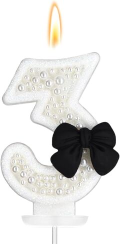 Black Bow Birthday Party Decorations, Black Coquette Birthday Decorations, Supplies, Coquette Cake Topper Candle Bows Cake Decorations for for Girls Women Birthday Anniversary, Events in Saudi Arabia