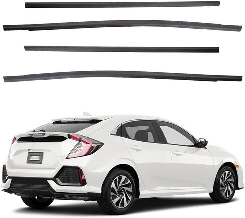 Dasbecan 72450-TEA-T01 حزام مانع تسرب النوافذ متوافق مع Honda Civic 4 أبواب سيدان 2016-2021 يستبدل # 72410-TEA-T01 72950-TEA-T01 72910-TEA-T01 (4 قطع) in Saudi Arabia