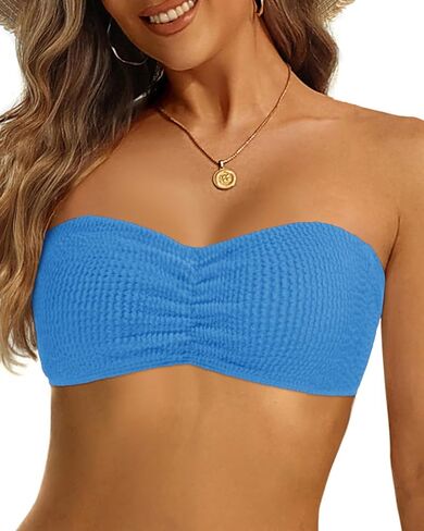Daci Women Strapless Bikini Swimsuit Tops - Bandeau Tube Bathing Suit Top in Saudi Arabia