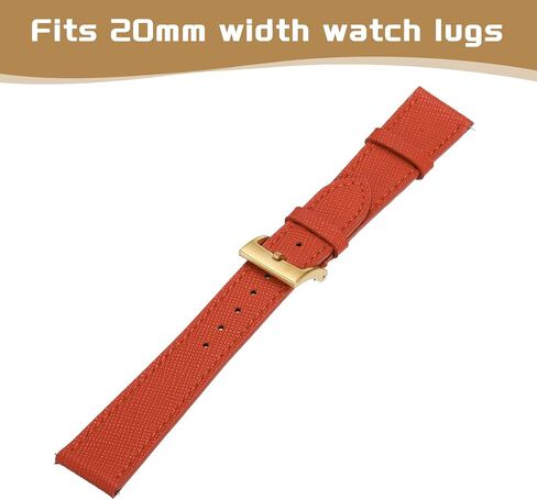 Harfington Leather Leather Watch Band حزام مراقبة بديل سريع الإصدار مع مشبك الفولاذ المقاوم للصدأ للرجال نساء in Kuwait