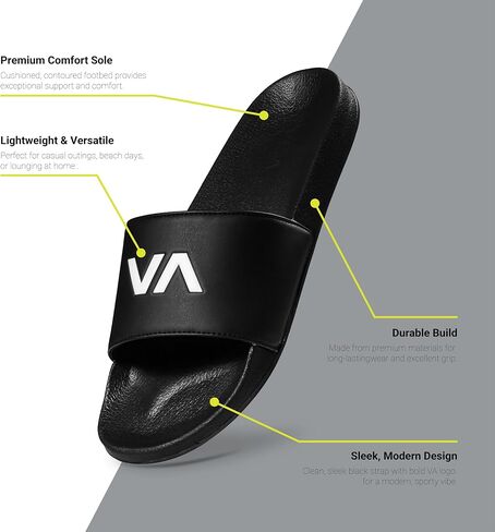 RVCA Men's Sport Slide Flip-Flop in Saudi Arabia