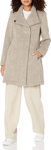 KENNETH COLE Women's Houndstooth Wool Blend Knit Coat in Saudi Arabia