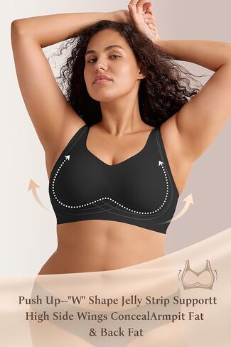 Push Up Bra for Women Wireless Bralettes No Underwire Seamless Tshirt Bras in Saudi Arabia