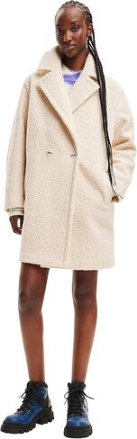 Desigual Women's Double-Breasted Bouclé Coat in Saudi Arabia