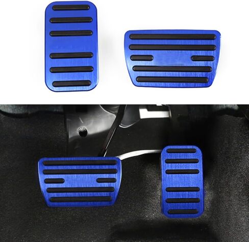 ريفودا لـ Honda Civic Accelerator Gas Pedal Brake Pedal Cover Fit for 10th Gen Civic 2021 2020 2019 2018 2017 2016 Pad Padal Pad Descip Padal Pediance Desced (Silver) in Kuwait