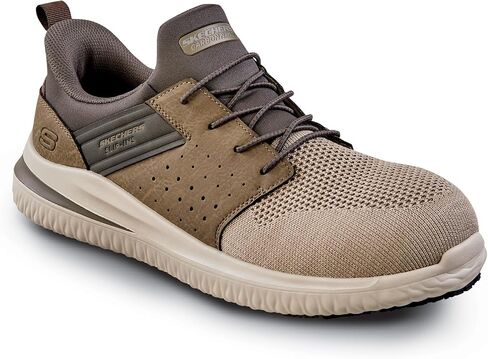 Skechers Hands Free-ins SK200367BLK Bryan ، Men's ، Comp eh Eh ، Slip Resistant ، Oxford ، Work Shoe in Kuwait