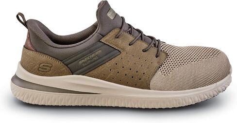 Skechers Hands Free-ins SK200367BLK Bryan ، Men's ، Comp eh Eh ، Slip Resistant ، Oxford ، Work Shoe in Kuwait