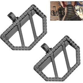 Motorcycle Mini Floorboards Riot Foot Pegs Male Mount Fit for Harley Dyna Fat Bob Touring Road King Street Glide Road Glide Electra Glide Sportster 883 XL Softail Street Bob Universal (Black)