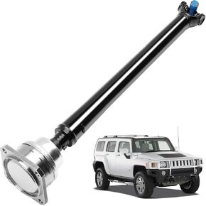 25859867 Front Complete Drive Shaft Prop Propeller Shaft Driveshaft Assembly Compatible with Hummer H3 2006-2010 Sport Utility, H3T 2009-2010 Crew Cab Pickup, 4WD, Replace OE 10376298, 15860584