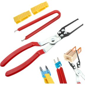 مجموعة أدوات ترحيل Puller Cliers & Fuse ، مجموعة أدوات التزحلق والترحيل العالمي ، المزيل للمعادن والبلاستيك ، قبضة مريحة ، كماشة
