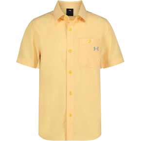 UA Drift Tide Fish Shirt, 744-Light/Pastel Yellow, YM