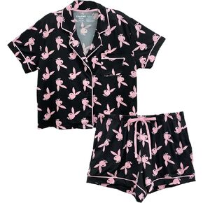 Playboy Women's Amazon Exclusive Pajama Lounge Sets in Silky Satin, Soft Jersey & Cotton Fabrications