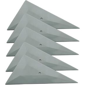5PCS Triangle Contour Squeegee Car Window Tint Tools - Small Squeegee Card Scraper Vinyl Wrap Tool Kit - Corner Squeegee Window Tint Squeegee for Car Wrap Film Installation Application (Grey)