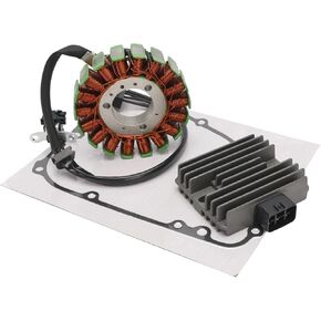 Artudatech Generator Stator Regulator Rectifier & Gasket For Kawasaki Ninja 300 250 2013 2014 2015 2016-2017 21003-0128