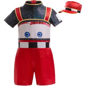 سباق أزياء سائق سيارة السباق بذلة راكسر مع CAP CAP CAP Halloween Christmas Assume Whoold