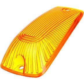 cciyu 5x Cab Marker Light Amber Lens Cover w/T10-8-3020-SMD Blue LED Bulb Top Clearance Marker Assembly for 1988-2000 For Chevy For GMC Truck Light