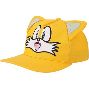 Sonic the Hedgehog Big Face Tails Youth Orange Snapback Hat