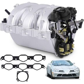 TOPAZ Intake Manifold Compatible with Mercedes-Benz C230 C280 C300 C350 CLK350 E350 GLK350 R350 S400 SLK280 SLK300 SLK350 SLK280 S400 GLK350 ML350 ML450 Replace# 2721402401