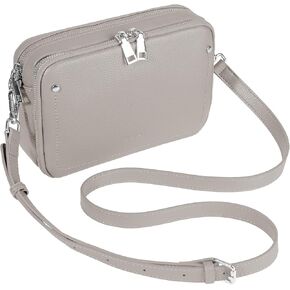 حقائب كروسة من الجلد الأصلي للنساء ، تُحافظ على بنيت في محفظة RFID Woman Camera Camera Lage Bag Bag Bag Bags
