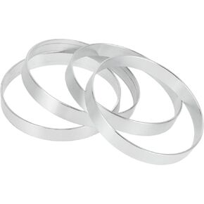 Hub Centric Rings, 72.6mm ID to 75mm OD Vehicle Wheel Hubrings Aluminum Alloy, 4 Pcs