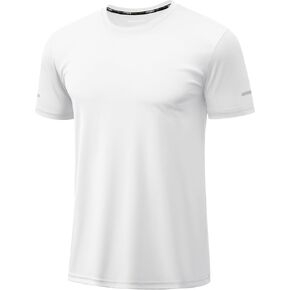 TACVASEN Men's Short Sleeve Swim Top UPF 50+ Sun Protection T-Shirt Crew Neck Moisture Wicking Gym Shirts