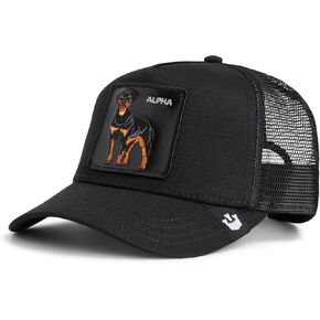 Goorin Bros. The Farm Usisex Original Snapback Trucker Hat ، Onyx (The Alpha Dog) ، مقاس واحد