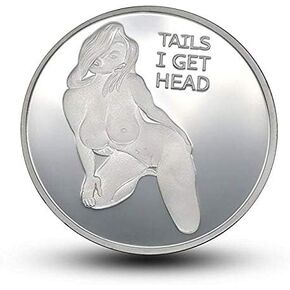 Lucky Baby Sexy Coin ، شارة تذكارية شارة الكبار مجموعة القضية المحفوظة (Golden)